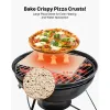 20 × 14-In. Extra-Large Rectangular Cordierite Pizza Stone Set with Aluminum Peel & Scraper