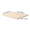 20 × 14-In. Extra-Large Rectangular Cordierite Pizza Stone Set with Aluminum Peel & Scraper