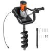 1500W Electric Post Hole Digger with 5.9-In. Auger & 10.24-In. Extension Rod