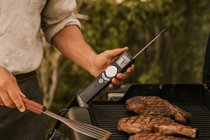 Precision Instant-Read Digital Meat Thermometer with 5 Meat Presets
