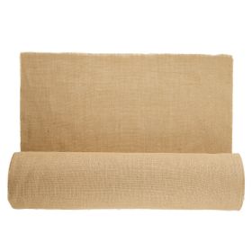 36" x 150 ft Natural Burlap Fabric Roll, Jute Garden Tree Wrap and Decor, 50 x 50 weave
