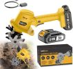 20V Cordless Electric Garden Tiller & Cultivator, 4-Inch Soil Depth, Battery & Charger