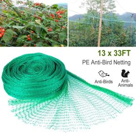 13 x 33ft Garden Netting, Heavy-Duty PE Anti-Bird Plant Protection Net