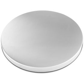 27-In. Stainless Steel Fire Pit Cover Lid, Outdoor Round Metal Fire Pit Cover