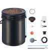 5-Gallon Deep Water Culture Hydroponic Grow System Kit with Top Drip, Black