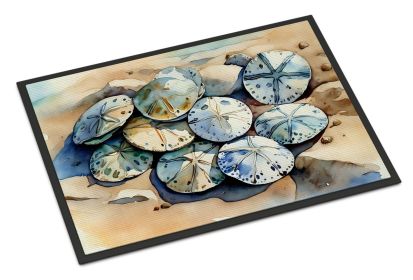 Sand Dollars Doormat, Indoor Outdoor Non-Slip Mat, 24" x 36"