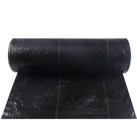 3-Ft. x 100-Ft. Woven Weed Barrier Landscape Fabric, Black