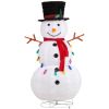 4ft Lighted Snowman Christmas Yard Decoration, Pre-Lit with 100 White LEDs