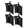 4-Piece Weighted Sand Bags for Canopies & Tents, 26.5 Lb. Capacity, Black