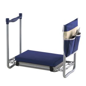 Folding Garden Kneeler & Seat Set with Thick 1.57-In. Pad & Tool Bag