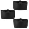 3-Pack 10-Gallon Plant Grow Bags, Breathable Non-Woven Fabric Pots with Handles