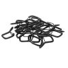 20-Pc. Heavy-Duty Q-Hanger Hook Kit with Security Buckles, Black