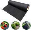 3-Ft. x 30-Ft. Water-Permeable Nonwoven Weed Barrier Fabric, Black