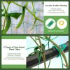 A-Frame Cucumber Trellis with Netting for Climbing Plants, Outdoor Garden Support