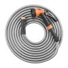 150-Ft. Metal Garden Hose Set, Stainless Steel, 10-Function Nozzle