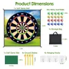 Golf Chipping Game Mat Set, 20 Sticky Balls, Indoor Outdoor Golf Training
