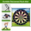 Golf Chipping Game Mat Set, 20 Sticky Balls, Indoor Outdoor Golf Training