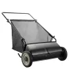 26-Inch Push Lawn Sweeper, Leaf & Grass Collector, 7-Cu.-Ft. Hopper