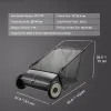 26-Inch Push Lawn Sweeper, Leaf & Grass Collector, 7-Cu.-Ft. Hopper