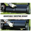 26-Inch Push Lawn Sweeper, Leaf & Grass Collector, 7-Cu.-Ft. Hopper