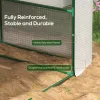 8 x 6 Ft. Portable Greenhouse with 3-Tier Shelves, Accessories, & Mesh Door