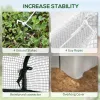 8 x 6 Ft. Portable Greenhouse with 3-Tier Shelves, Accessories, & Mesh Door