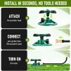 360° Rotating Lawn & Garden Sprinkler, Adjustable Spray Modes