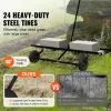 48-In. Tow-Behind Lawn Dethatcher with 24 Spring Steel Tines & Lift Handle
