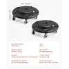 2-Pack 500-Lb. Heavy-Duty Trash Can Dollies with Swivel Casters