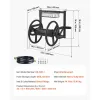 Wall Mounted Garden Hose Reel, 125-Ft. 5/8-Inch Capacity