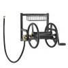Wall Mounted Garden Hose Reel, 125-Ft. 5/8-Inch Capacity