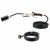 1.8M BTU Propane Weed Torch with 10-Ft. Hose, Auto Ignition & Adjustable Flame