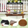 Kids' Wooden Potting Bench for Garden Fun, Dark Brown