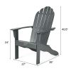 Acacia Wood Adirondack Chair for Patio, Garden & Porch