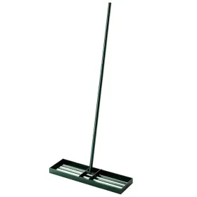 36-Inch Metal Leveling Rake for Soil, Sand & Lawn Preparation (Color: Green)