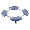 Adjustable Heavy-Duty Trash Can Dolly with 4 Lockable Wheels