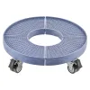 Adjustable Heavy-Duty Trash Can Dolly with 4 Lockable Wheels