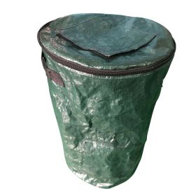 30-Gallon Waterproof Organic Fertilizer & Garden Waste Bag for Yard Cleanup (Color: Green, size: 35 x 60 cm)