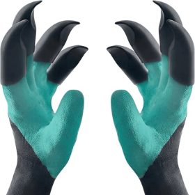 Gardening Gloves with Claws, Waterproof Planting & Digging Gloves, Unisex (Color: )