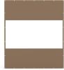 8 x 7 Ft Heavy-Duty Outdoor Clear and Brown Panel Curtain, 18 Oz PVC