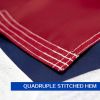 Texas Flag, Heavy-Duty Outdoor Embroidered Stars, Brass Grommets